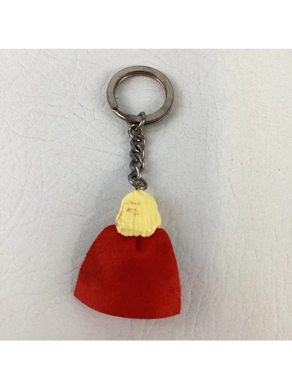 Lego DC Comics Super Hero Supergirl Keychain Minifigure Poseable Dangler Cape